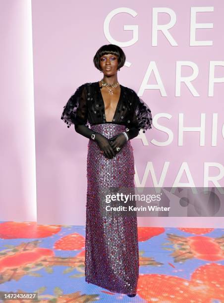 Jodie Turner-Smith attends the 2023 Green Carpet Fashion Awards at NeueHouse Hollywood on March 09, 2023 in Hollywood, California.