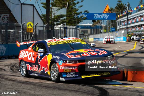 Broc Feeney drives the Red Bull Ampol Racing Chevrolet Camaro during the practice 3, part of the 2023 Supercars Championship Series at on March 10,...