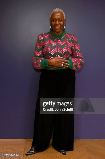 This image has been retouched Bethann Hardison at Gucci Osteria da Massimo Bottura on March 09, 2023 in Beverly Hills, California.