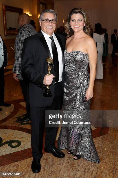 Kevin Mazur and Amy Sussman attend the 8th Annual Hollywood Beauty Awards Benefiting Helen Woodward Animal Center at Taglyan Complex on March 09,...
