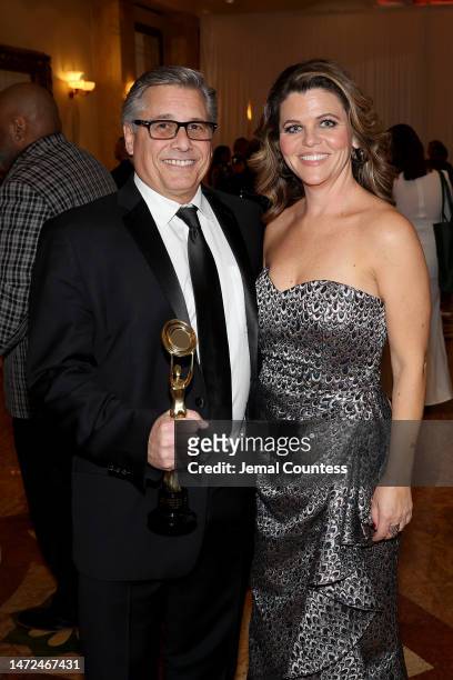 Kevin Mazur and Amy Sussman attend the 8th Annual Hollywood Beauty Awards Benefiting Helen Woodward Animal Center at Taglyan Complex on March 09,...
