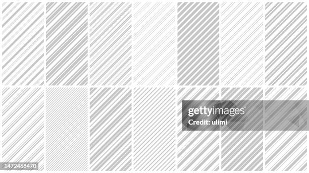 Diagonal Test Patterns Seamless Patterns With Diagonal Lines High-Res Vector Graphic - Getty ...