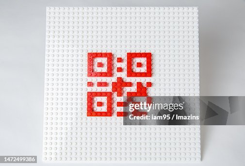 Toy block QR code Toy block QR code