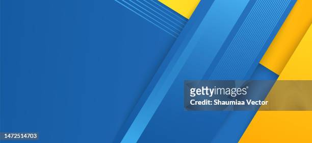modern abstract blue and yellow gradient geometric texture corporate business background. - sports stock illustrations