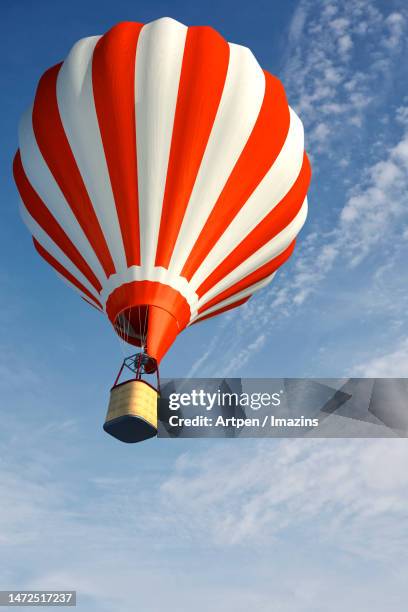 3d, cg, compositing, object, illustration, background - low angle view balloons stock illustrations