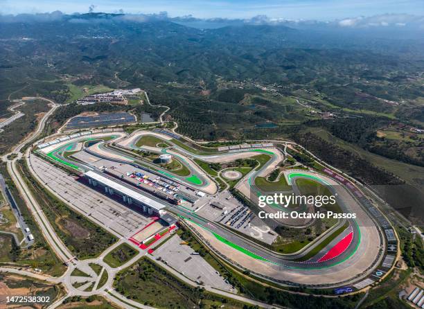 General view for the Autodromo Internacional do Algarve prior the Portimao MotoGP Official Test at Autodromo Internacional do Algarve on March 10,...