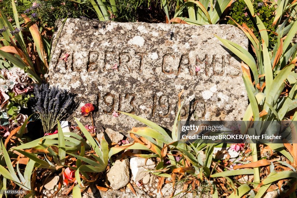 Albert Camus grave, Lourmarin, Luberon, Provence, France