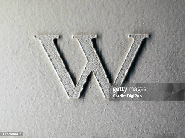 single letter w - w and stock pictures, royalty-free photos & images