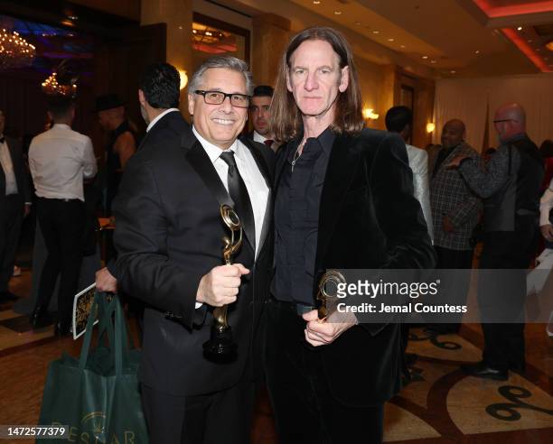 Kevin Mazur and Mark Seliger attend the 8th Annual Hollywood Beauty Awards Benefiting Helen Woodward Animal Center at Taglyan Complex on March 09,...