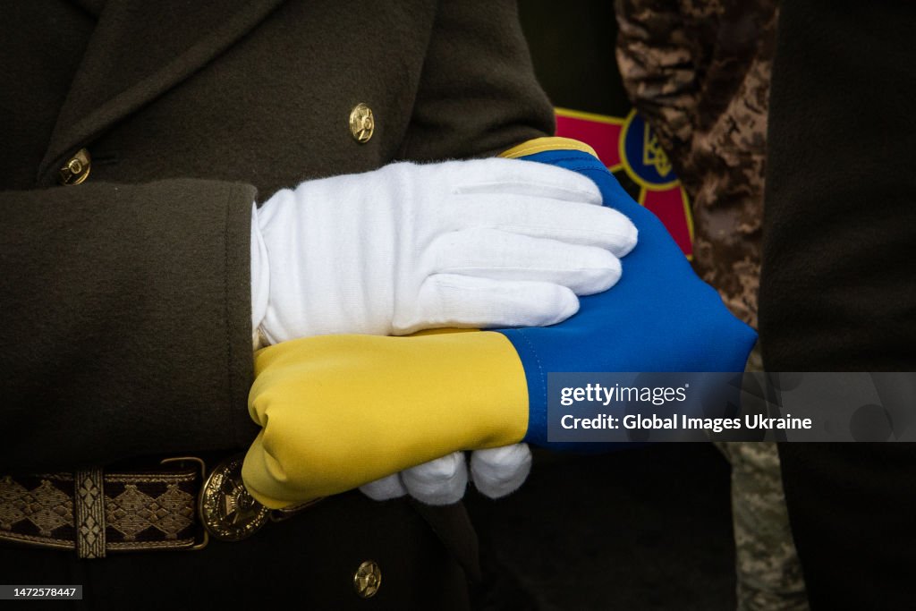 Funeral Of Fallen Ukrainian Hero Dmytro Kotsyubailo Known As “Da Vinci”