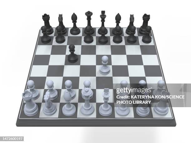 chess game, illustration - ergonomics stock illustrations