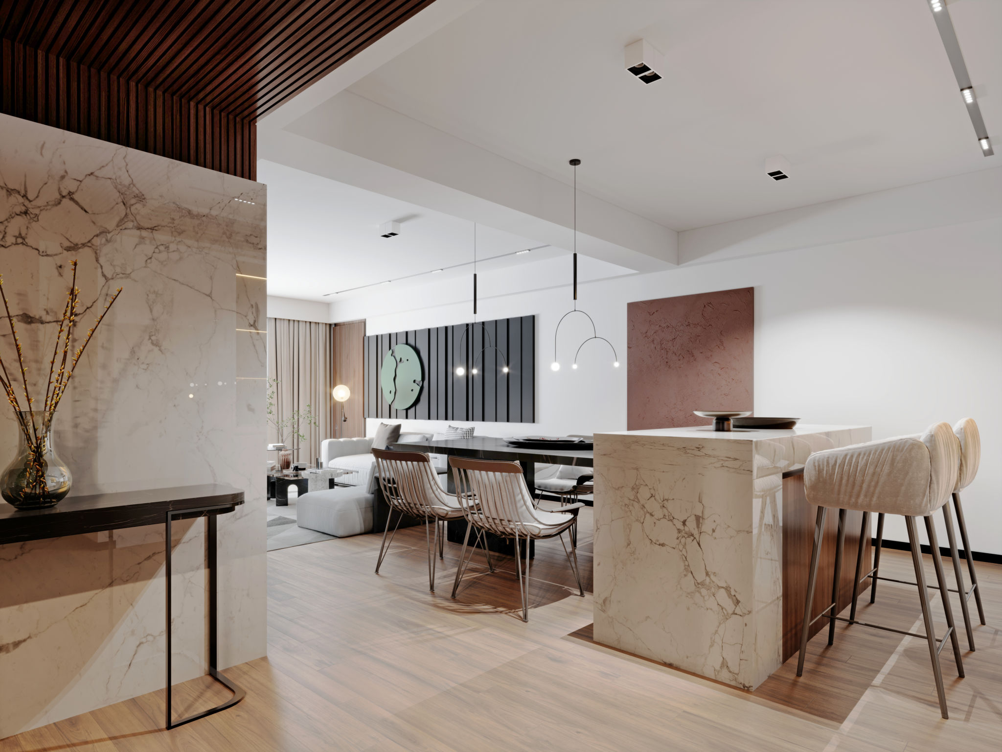 multifunctional kitchen space