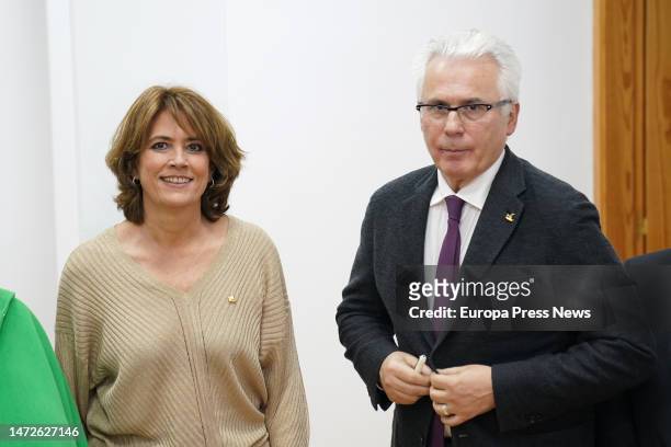 The former Minister of Justice and former Attorney General of the State, Dolores Delgado, and the advisor to the International Criminal Court and...