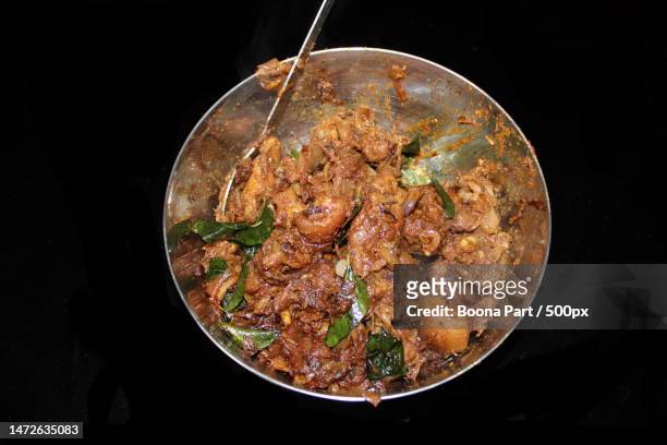 close-up of food in bowl - kerala food stock-fotos und bilder