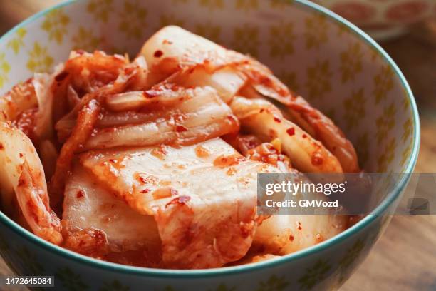 spicy kimchee - korean culture stock pictures, royalty-free photos & images