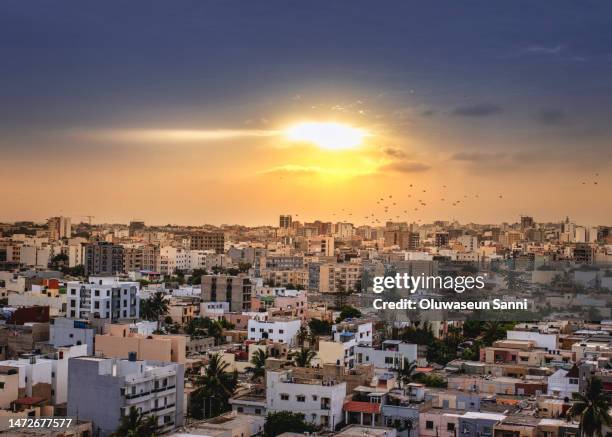 cityscape - dakar stockfoto's en -beelden