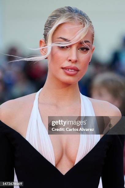 Jessica Goicoechea attends the opening Gala photocall at the Cervantes Theater on March 10, 2023 in Malaga, Spain.