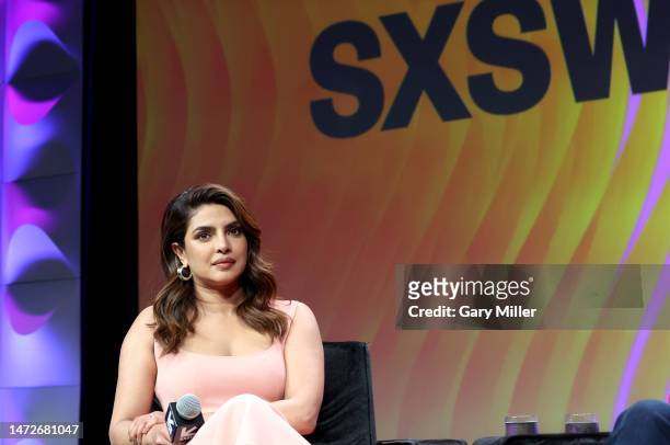 Keynote speaker Priyanka Chopra Jonas attends the 2023 SXSW Conference And Festival at the Austin Convention Center on March 10, 2023 in Austin,...