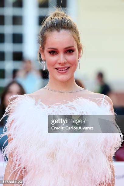 Alejandra Onieva attends the opening Gala photocall at the Cervantes Theater on March 10, 2023 in Malaga, Spain.