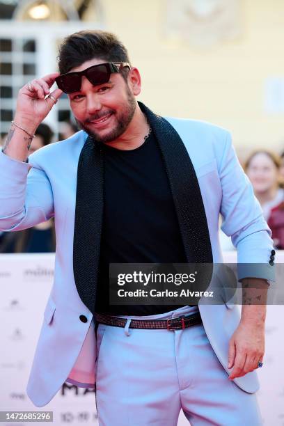 Miguel Poveda attends the opening Gala photocall at the Cervantes Theater on March 10, 2023 in Malaga, Spain.