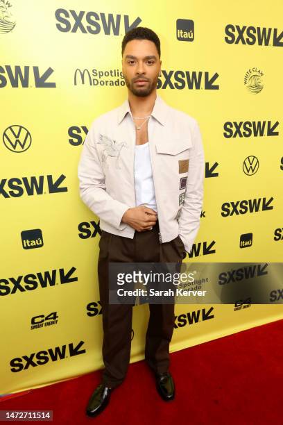 Regé-Jean Page attends the World Premiere screening of Paramount Pictures and eOne's “Dungeons & Dragons: Honor Among Thieves” at the 2023 SXSW Film...