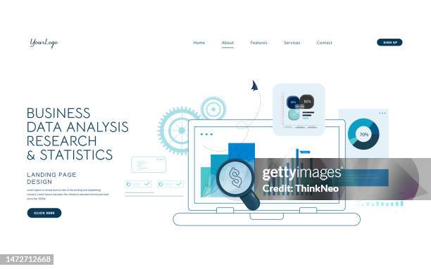 business and finance innovative technologies concept - virtual business strategy stock illustrations