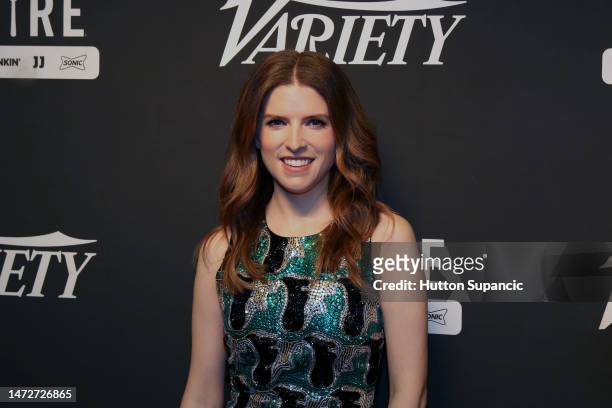 Anna Kendrick attends "Variety Power of Comedy" during the 2023 SXSW Conference and Festivals at The Creek and the Cave on March 10, 2023 in Austin,...