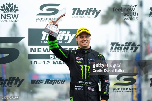 Cameron Waters driver of the Monster Energy Racing Ford Mustang during the race 1, part of the 2023 Supercars Championship Series at on March 11,...