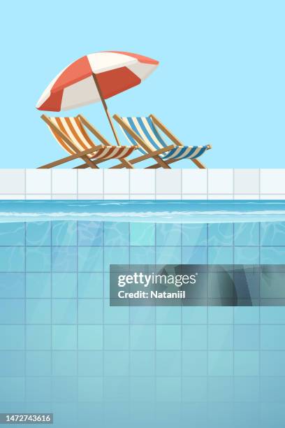 vacation - pool stock illustrations