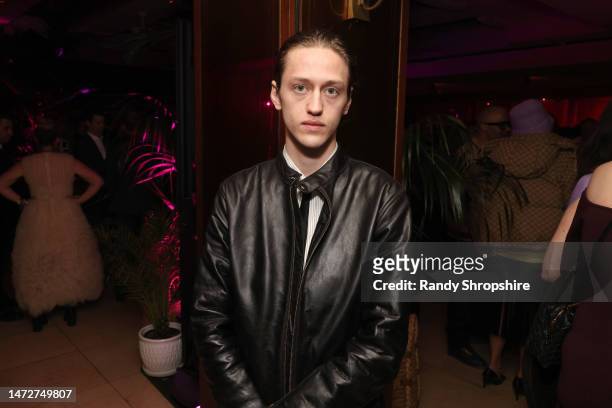 Percy Hynes White attends the The CAA Pre-Oscar Party at Sunset Tower Hotel on March 10, 2023 in Los Angeles, California.