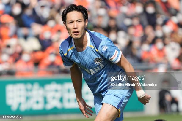 Kenyu Sugimoto of Jubilo Iwata looks on during the J.LEAGUE Meiji Yasuda J2 4th Sec. Match between Omiya Ardija and Jubilo Iwata at NACK5 Stadium...