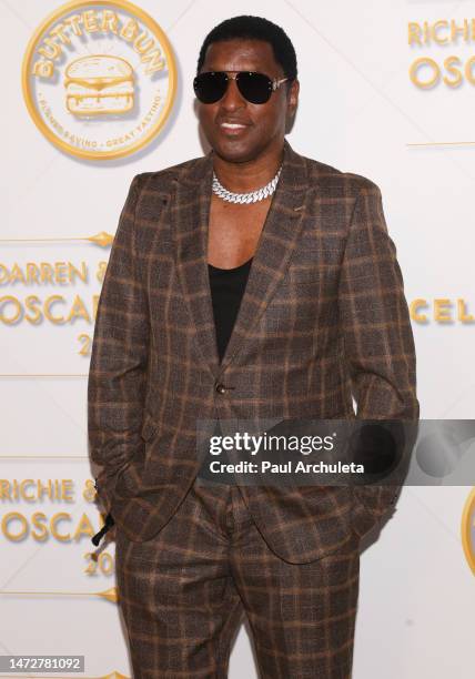 Singer/Songwriter Kenneth "Babyface" Edmonds attends the Darren Dzienciol And Richie Akiva's Annual Oscar Pre-Party at Private Residence on March 10,...