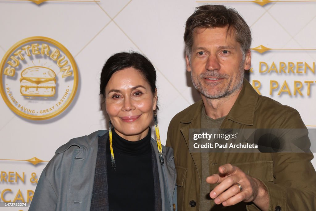 Actor Nikolaj Coster-Waldau and his Wife Nukaka Coster-Waldau attend