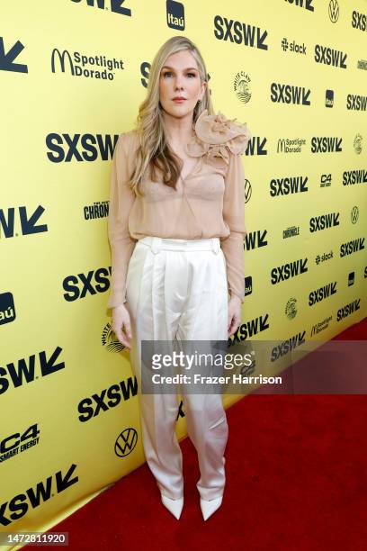 Lily Rabe attends the "Love & Death" screening during the 2023 SXSW Conference and Festivals at The Paramount Theater on March 11, 2023 in Austin,...