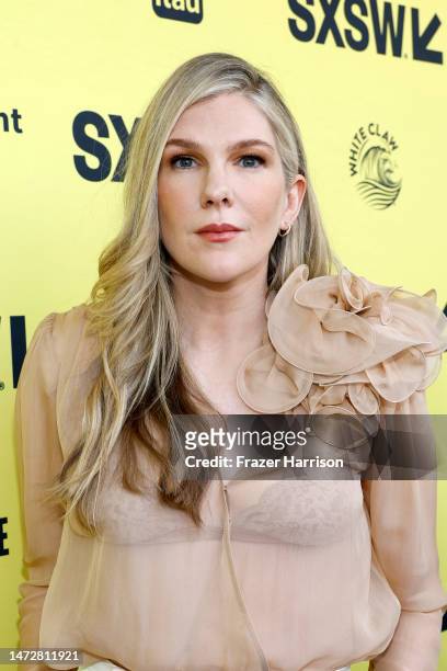 Lily Rabe attends the "Love & Death" screening during the 2023 SXSW Conference and Festivals at The Paramount Theater on March 11, 2023 in Austin,...