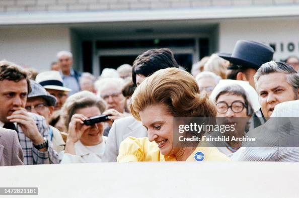 First Lady Betty Ford Campaigns in the Florida Primary for President Gerald Ford