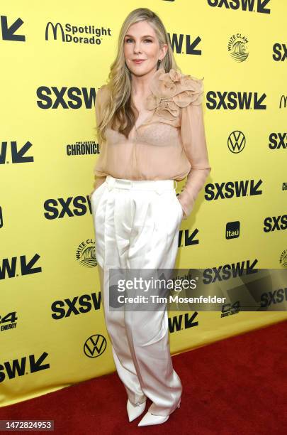 Lily Rabe attends the "Love & Death" screening during the 2023 SXSW Conference and Festival at the Paramount Theatre on March 11, 2023 in Austin,...