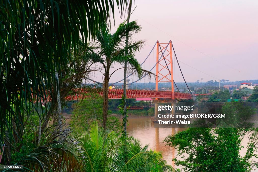 Bridge over the Madre de Dios River, Puerto Maldonado, Peru
