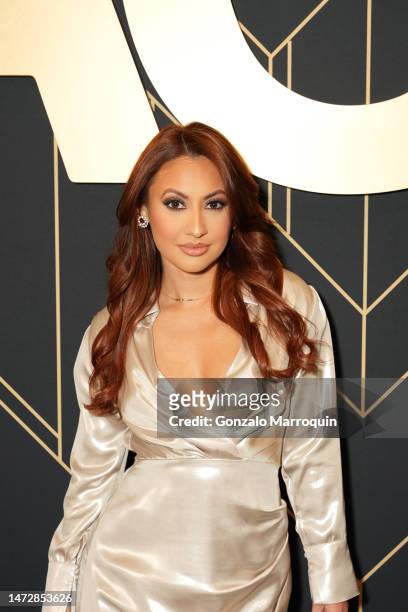 Francia Raisa attends the MACRO Pre-Oscar Party at Citizen News Hollywood on March 09, 2023 in Los Angeles, California.