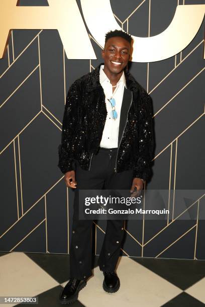 Olly Sholotan attends the MACRO Pre-Oscar Party at Citizen News Hollywood on March 09, 2023 in Los Angeles, California.