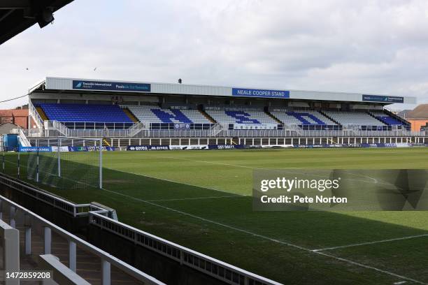 General View of the Suit Direct Stadium prior to the Sky Bet League Two between Hartlepool United and Northampton Town at The Suit Direct Stadium on...