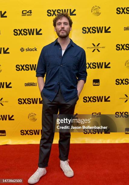 Sam Claflin attends the "Featured Session: Daisy Jones & the Six Cast and Creators Discuss Hit-Series" during the 2023 SXSW Conference and Festivals...