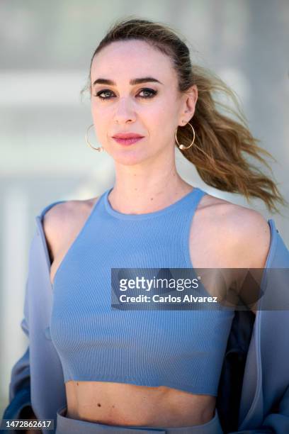 Actress Marta Hazas attends the Amigos Hasta La Muerte photocall at the Muelle 1 on March 11, 2023 in Malaga, Spain.