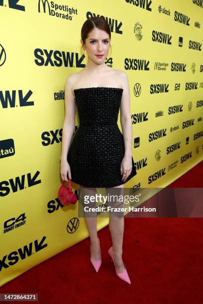 Anna Kendrick attends the "Self Reliance" screening during the 2023 SXSW Conference and Festivals at The Paramount Theater on March 11, 2023 in...