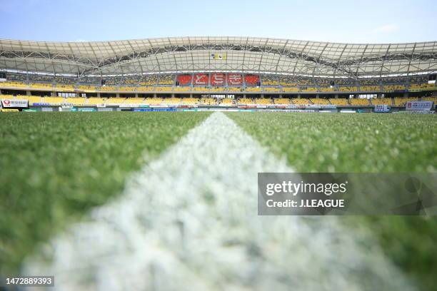 General view prior to during the J.LEAGUE Meiji Yasuda J2 4th Sec. Match between Tochigi SC and V-Varen Nagasaki at kanseki Stadium Tochigi on March...