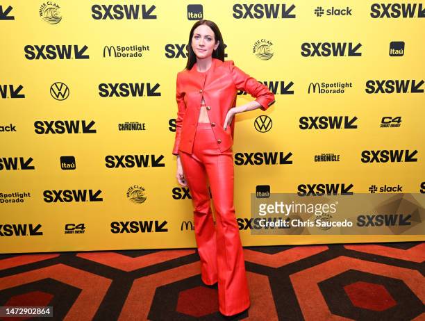 Brittany Snow attends "Parachute" during the 2023 SXSW Conference and Festivals at Alamo Drafthouse Cinema South Lamar on March 11, 2023 in Austin,...