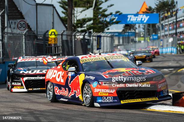 Shane van Gisbergen driver of the Red Bull Ampol Chevrolet Camaro race 2, part of the 2023 Supercars Championship Series at on March 12, 2023 in...