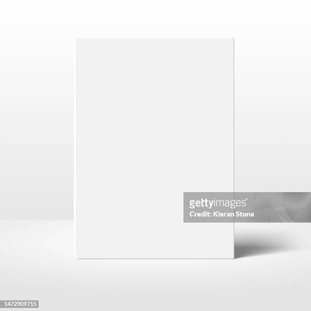 blank book cover mock-up - cover bildbanksfoton och bilder