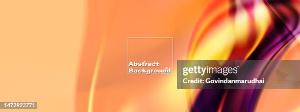 Yellow And Red Flow Abstract Background High-Res Vector Graphic - Getty ...