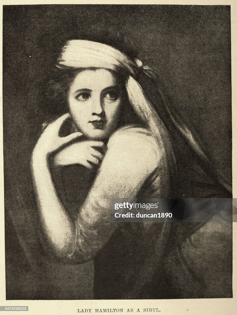Emma Hamilton Portrait Of Emma Lady Hamilton As Sibyl 1765 To 1815 An English Maid ...